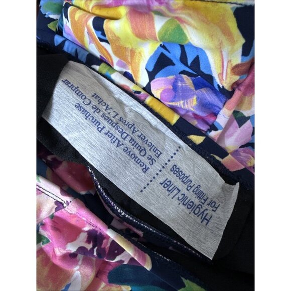 Swim Solutions Size 10 Garden Dreams Floral Flutter Sleeve One Piece Swimsuit - Picture 6 of 6